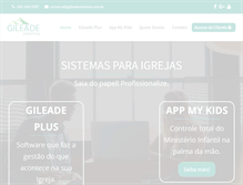 Tablet Screenshot of gileadesistemas.com.br